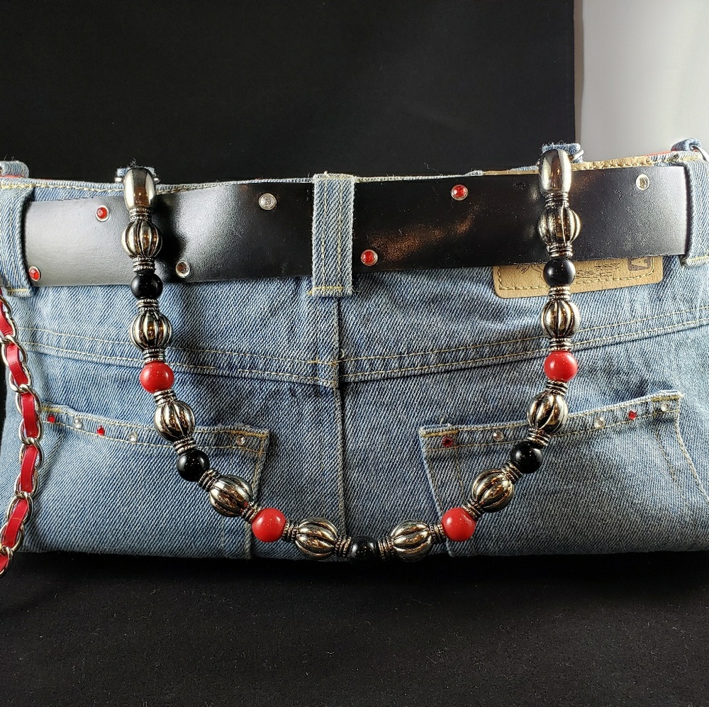 Ladybug Trade Jean's Bag Purse - Picture 5 of 8